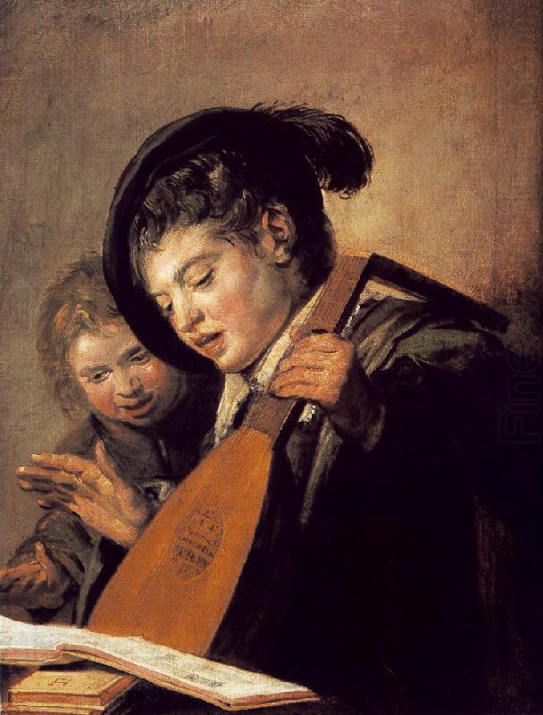 Two Boys Singing, HALS, Frans